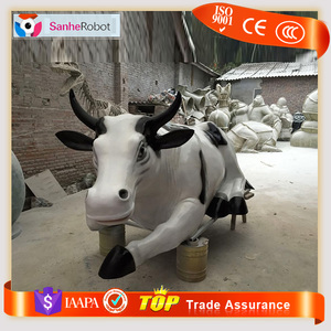 Lait de Vache ferme animaux chine gros 100% réponse en fiber de verre vaches laitières statue pour <span class=keywords><strong>parc</strong></span> décoratif - Product Image 3