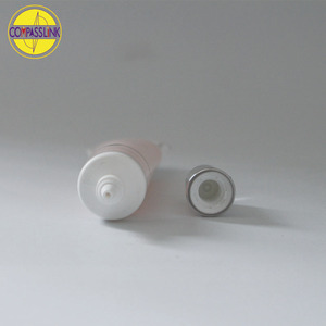Tabung eyesream Aluminium kosong 30ml dengan nosel ujung dan penutup sekrup perak untuk pembersih sampo maskara Krim Mata - Product Image 2