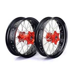 <span class=keywords><strong>Jante</strong></span> de roue à rayons de moto <span class=keywords><strong>Supermotard</strong></span> 3.5x17 5.0x17 pour Kawasaki Honda Suzuki Yamaha KTM HUSQVARNA GasGas Beta Sherco - Product Image 2