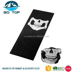 Plus Populaire Magique Multi Utiliser Imprimé Sans Soudure Noir Crâne Cache-Cou <span class=keywords><strong>Sport</strong></span> Bandanas - Product Image 3