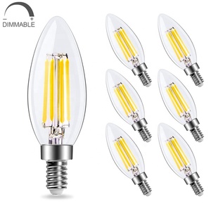 Bóng Đèn Nến C35 40W Tương Đương Bóng Đèn Edison E12 Màu Trắng Ấm 2700K Bóng Đèn LED Đèn Nến - Product Image 1