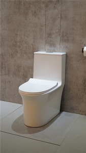 Toilette moderne occidentale à double chasse <span class=keywords><strong>standard</strong></span> 0.8/1.6 GPF Meilleure toilette à fermeture en douceur - Product Image 2