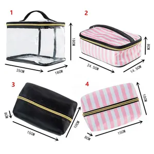 Cosmetic Bags Travel Organizer Toiletry Bag Set Pink Makeup Storage Hanging Bag