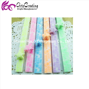 In Và Long Lanh Origami Sao Gấp Giấy Dải Băng Thủ Công Giấy PVC Bù Đắp In Ấn Độ Ẩm Bằng Chứng Trinh Nữ Gỗ Bột Giấy Chấp Nhận - Product Image 4