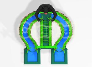 Diseño Original de La Selva Y El Gorila Inflable Tobogán Doble Tobogán para Los Niños - Product Image 3