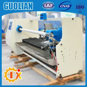 GL-701 vente Chaude jumbo rouleau pvc bande machine de découpe