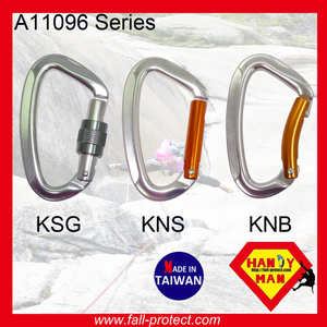 Alpinismo de aluminio 25KN, escalada con puerta doblada, mosquetón - Product Image 5