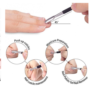 <strong>Cuticle</strong> <strong>Trimmer</strong> with <strong>Cuticle</strong> Pusher Tool Set <strong>Cuticle</strong> Nipper Stainless Steel,stainless Steel Finger Nail Cutting 7-35 Days RIMEI - Product Image 5
