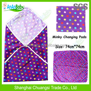 2018 Hot New Imprimer Minky Bébé Imperméable à Langer <span class=keywords><strong>Lavable</strong></span> Tapis - Product Image 1