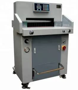 China supplier 520mm office paper guillotine, hydraulic system China paper cutting machine