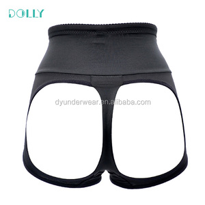 Mutandine di controllo della pancia Sexy <span class=keywords><strong>a</strong></span> vita alta con fondo aperto che migliora lo Shapewear delle <span class=keywords><strong>donne</strong></span> - Product Image 1