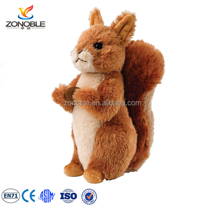 茶色いリスぬいぐるみ 本体 リス ぬいぐるみ 動物 キュート販売 CUTE 日本リス SS 12cm