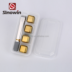 Bar establece Acero inoxidable piedras redondas whisky enfriador de vino cubos de hielo SW-WC03G - Product Image 4