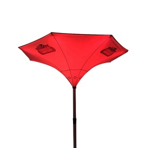 Parasol en forme de fleur de <span class=keywords><strong>tulipe</strong></span> LED coloré pour l'extérieur, vente chaude, parasol en forme de champignon avec certificat CE - Product Image 3