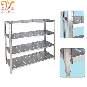 Großhandel gewerbliche Küche Lagerung Blatt Regale Edelstahl Lager regal für Restaurant Kühlraum - Product Image 3