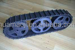 Nuovo disegno di cingoli in gomma per Rasaerba, robot, scale di arrampicata sedia a rotelle, motoslitta con corona, puleggia disponibile - Product Image 2