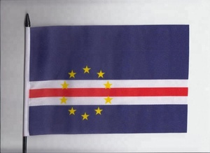 Drapeaux agités à la main du <span class=keywords><strong>Cap</strong></span>-<span class=keywords><strong>Vert</strong></span> personnalisés Bannières en polyester bon marché avec soie et matières plastiques - Product Image 6