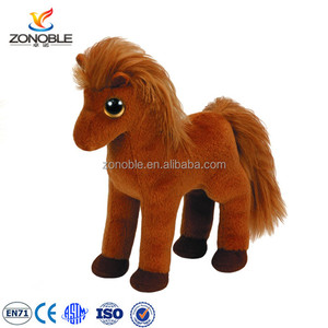 Usine de Yiwu, fabrication sur mesure OEM ODM, vente en gros de jouets en peluche cheval, poupée en peluche cheval réaliste, animal en peluche doux, poney pour enfants - Product Image 6