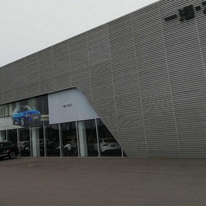 Peinture par pulvérisation en fluorocarbone, feuille perforée portable pour mur de rideau, en aluminium - Product Image 5