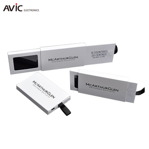 A5 hoặc A6 giấy 2.4 inch màn hình <span class=keywords><strong>LCD</strong></span> Mini Slider Video thẻ kinh doanh cho người kinh doanh - Product Image 2