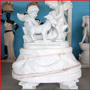 Figurines d'anges pour bébé garçon, sculptures en pierre chinoise, <span class=keywords><strong>pas</strong></span> chères, blanches, petites, pour intérieur. - Product Image 2