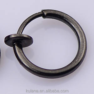 Estilo clásico Clip-On Cuerpo Nariz Labio Vibrador Pezón Anillos Stud Pendientes de aro Aleación caliente Septum Jewelry - Product Image 5