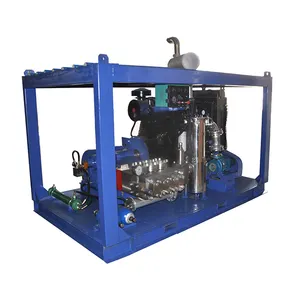 Descaling system pressure water jet system for removing scale on steel billets in steel mills