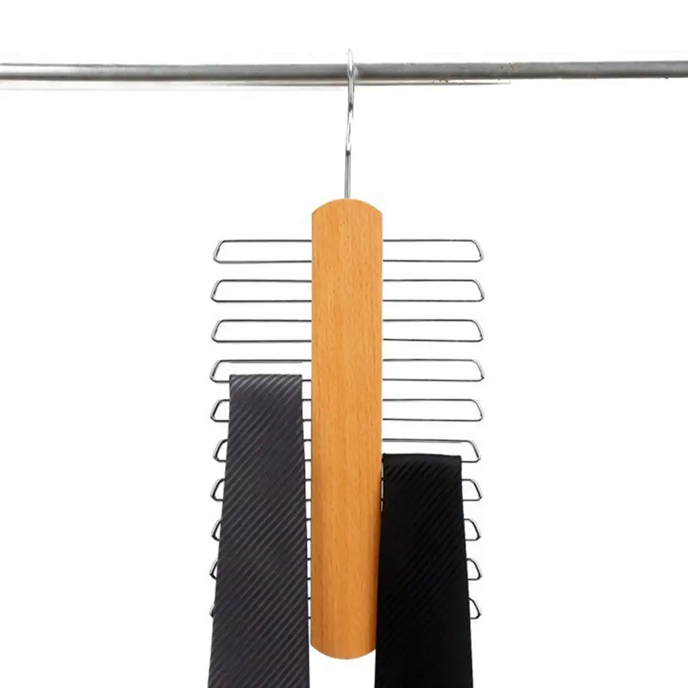 China manufacturer high quality tie belt wire wooden hanger