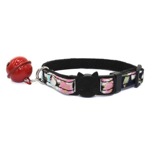 Mini estilo de productos para mascotas suave cómoda seguridad flor <span class=keywords><strong>Collar</strong></span> de cabeza de gato broche Pet <span class=keywords><strong>Collar</strong></span> Bell con hebilla de seguridad y bell - Product Image 2