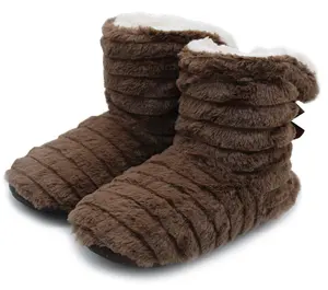 Nuovo Stile Pantofole A Casa Pantofole Peluche di Inverno Delle Donne Caldi Stivali Scarpe Da Casa Al Coperto