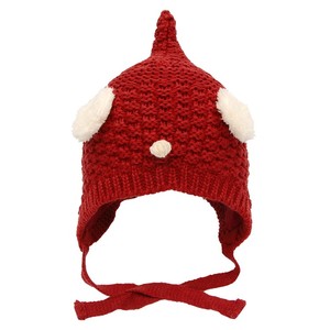 Wholesle pamuk özel kış beanies örme kulaklık köpek desen tığ bebek şapka - Product Image 3