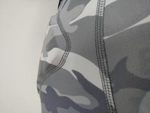 Camo degli uomini di guardia di sicurezza sport imbottito camicia di compressione - Product Image 6