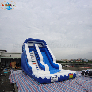 Nhà Sản Xuất Ma Thuật Lớn Màu Xanh Trắng Jumping Castle Toy Crush Chạy Bouncy Games <span class=keywords><strong>Inflatable</strong></span> Công Viên Nước Slides <span class=keywords><strong>Pool</strong></span> - Product Image 2