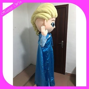 Costume de mascotte Elsa la Reine des Neiges, costume de marche de la Reine des Neiges Elsa, à vendre - Product Image 4