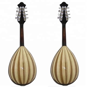 Mandolina de Tapa Sólida Color Natural/Instrumento Musical de Cuerda Mandolina - Product Image 3