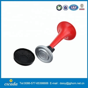 125db Red Musical La Cucaracha 5 Trumpet Sừng Sừng Không Khí Kit + Máy Nén + Hose Đối Với Xe Thuyền Xe Van - Product Image 2