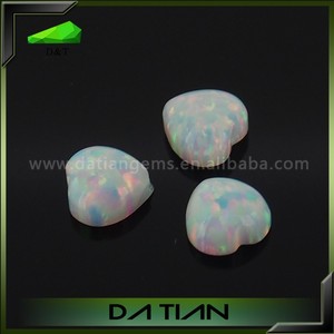 Australia ópalo laboratorio de piedras preciosas para <span class=keywords><strong>la</strong></span> joyería al por mayor en forma de corazón set - Product Image 3