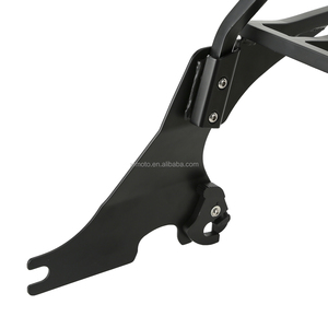 TCMT XF2906A11-01-B-Low สีดำ/โครเมียม พนักพิงหลังแบบใหม่พร้อมแร็คสัมภาระสำหรับ Harley <span class=keywords><strong>Sportster</strong></span> XL1200 48 <span class=keywords><strong>72</strong></span> Iron883 - Product Image 3