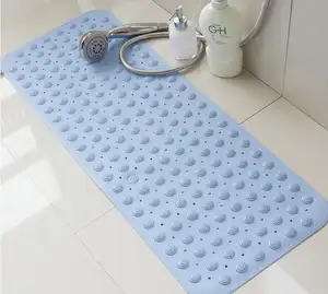 Противоскользящий коврик для ванной, экологически чистый пластиковый коврик для душевой ванны с защитой от плесени