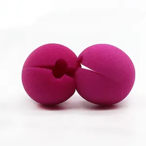 새로운 제품 아이디어 색상 사용자 정의 파티 스폰지 서커스 광대 코 저렴한 핑크 거품 광대 코