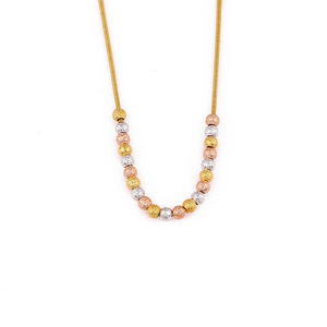 Collana Xuping in Oro 24K con Glitter Colorati per Donne - Product Image 1