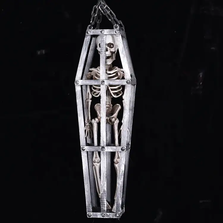 Halloween Rekwisieten Kooi Skeleton Man Decoratie Spookhuis Terreur Kamer Escape
