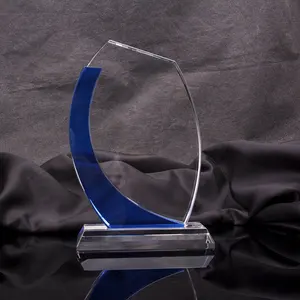 Honor of crystal Sublimation glass blank crystal trophy award placca per medaglia aziendale personalizzata