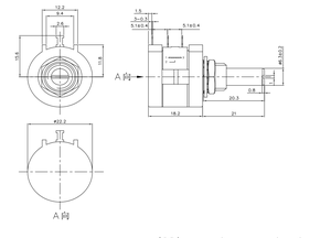 Độ chính xác đa biến 3590s-2-502l 5K Ohms ± 5% điện 2W chiết áp - Product Image 4