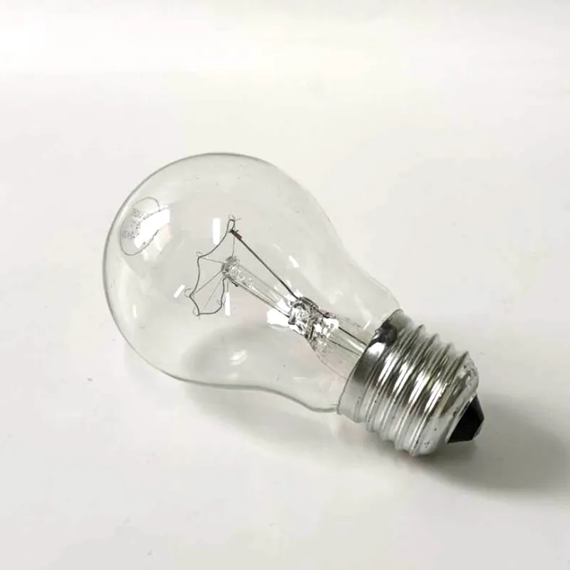 E27 B22 A55 A60 100W 60W frosted and clear incandescent bulb