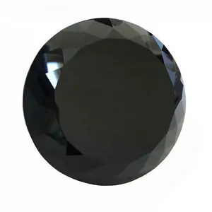 120Mm Kristal Hitam Merah Bening Pemberat Kertas Potongan Kaca Raksasa Berlian Perhiasan Dekorasi Kerajinan