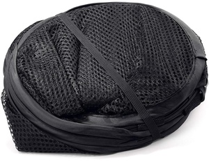 Lớn Xách Tay Gấp Quần Áo Giỏ Giặt Giỏ Vải Có Thể Gập Lại Pop Up Lưới Giặt Đôi - Product Image 4