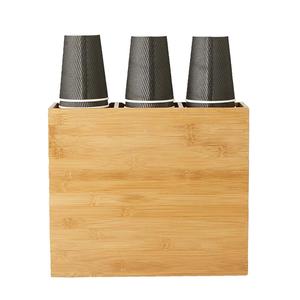 Organizzatore Verticale in Bambù a 6 Scomparti per Condimenti e Tazze da Caffè per Sala Relax - Product Image 5