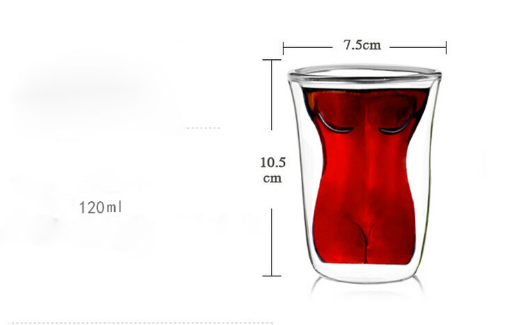 Crystal Sexy Women whisky Glass Cup Naked Lady Body Beer Whiskey Wine Drinking glass