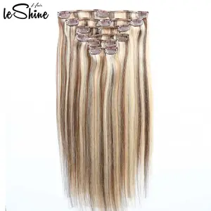 Factory Price Ombre 1 Piece Clip In Human Hair Extension